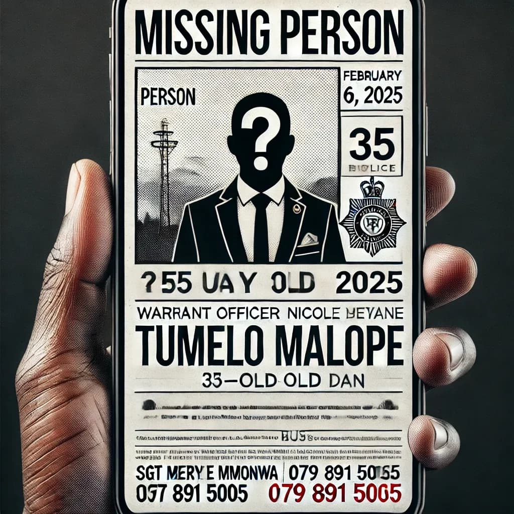 Bushbuckridge SAPS Seeks Assistance in Finding Missing Man