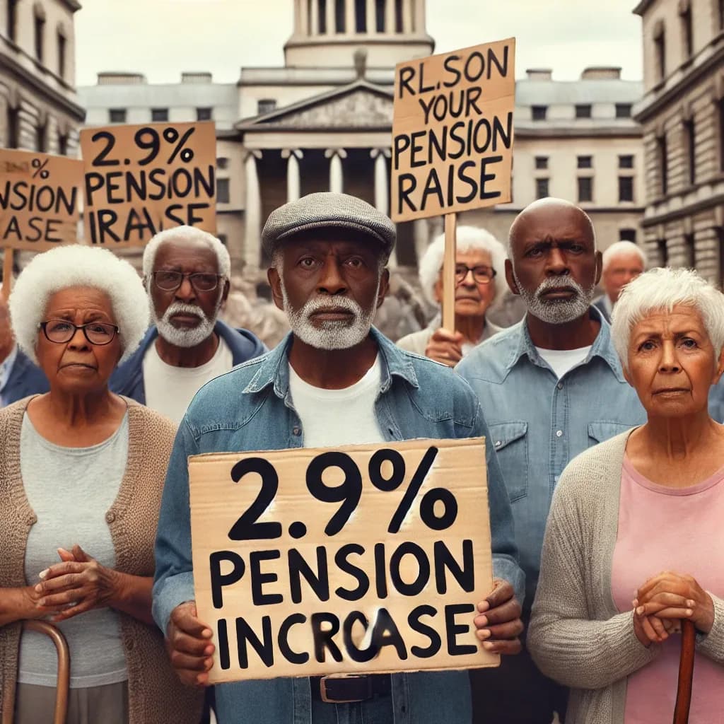 Pensioners Outraged Over Meagre 2.9% Increase