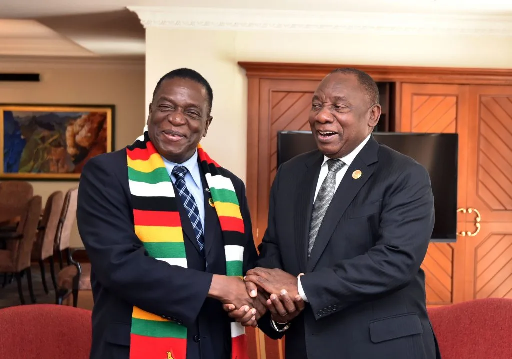 Ramaphosa Attends Zimbabwe Agricultural Show Opening