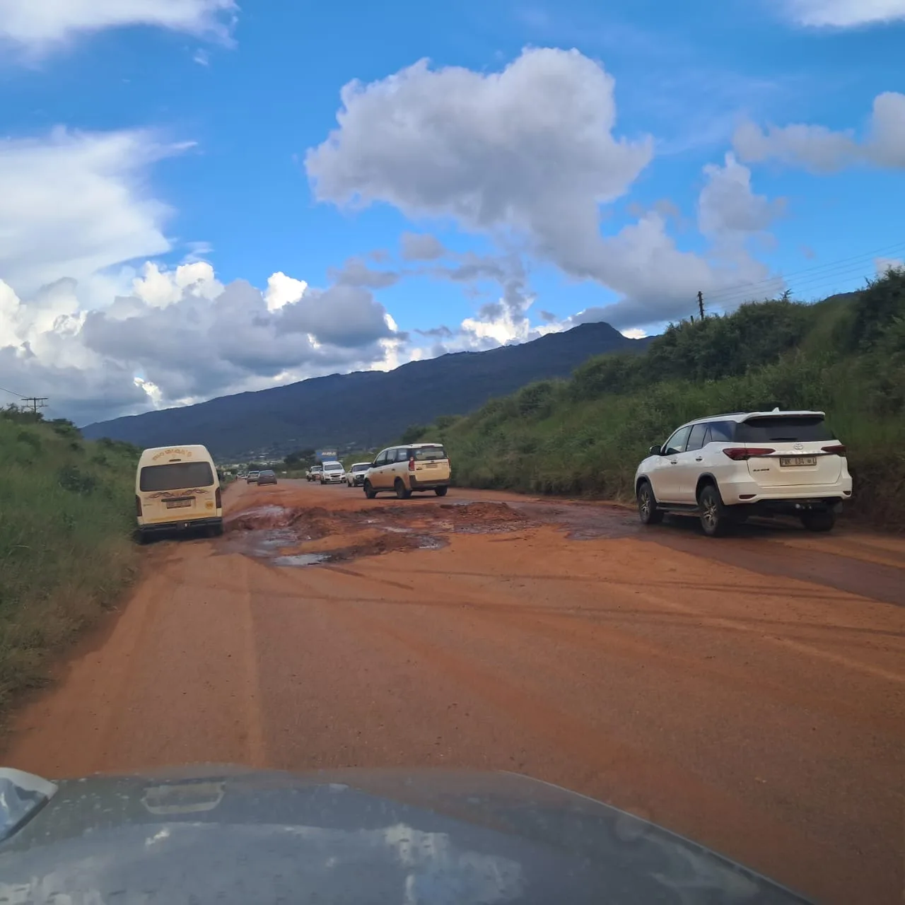 Caution Urged on Damaged R523 Road