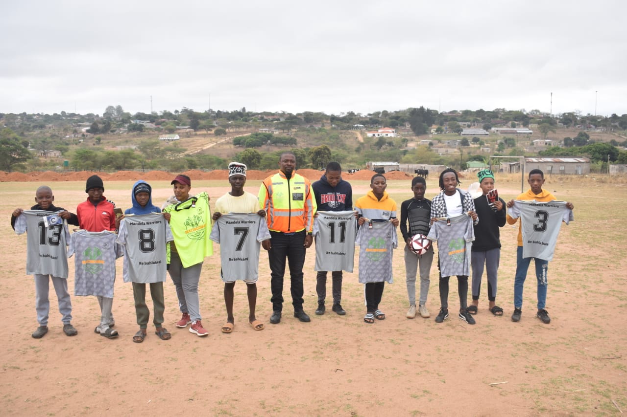 Macingwane Riding Academy Donates Soccer Kit to Mandela Warriors FC